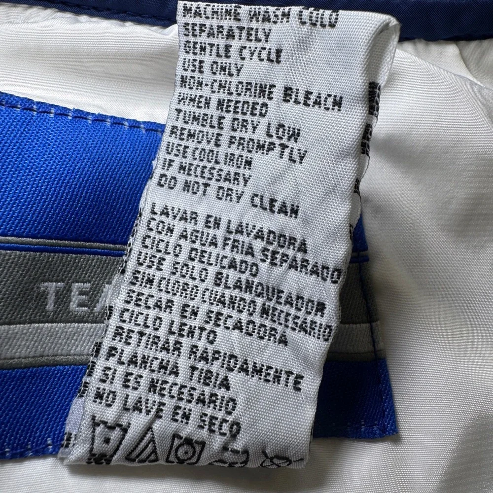 Reebok Indianapolis Colts NFL Windbreaker‎ Pullover Blue White XL